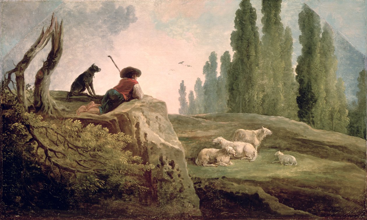 Hyrden af Hubert Robert