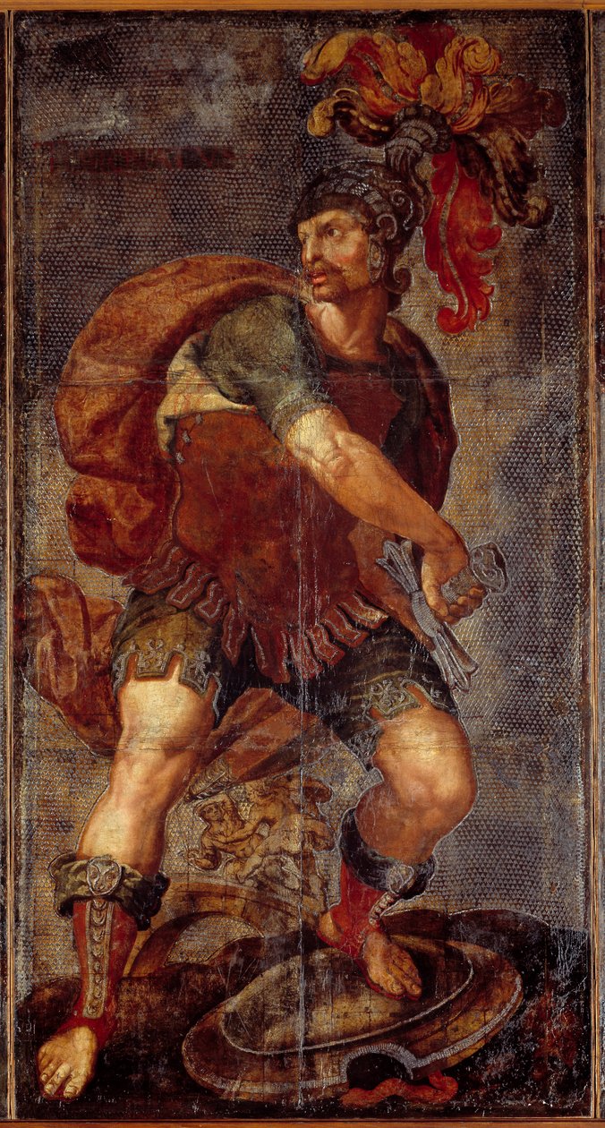 Gobelin af de syv læder af Hubert (after) Goltzius