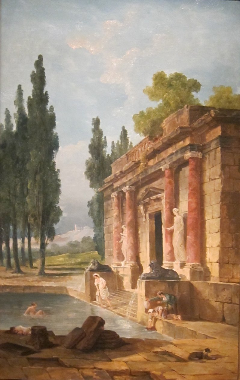 Baderen af Hubert Robert