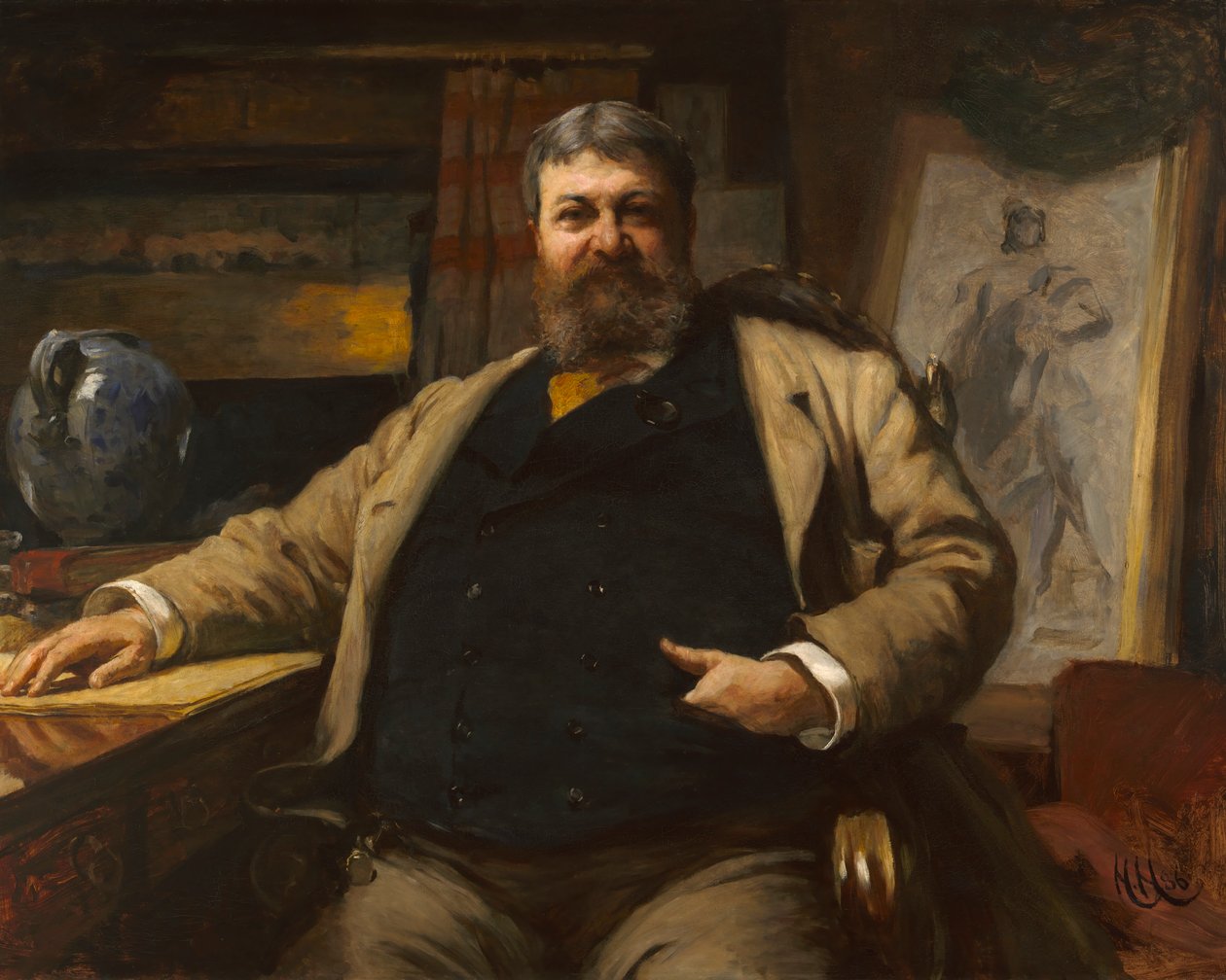 H. H. Richardson, 1886. af Hubert von Herkomer