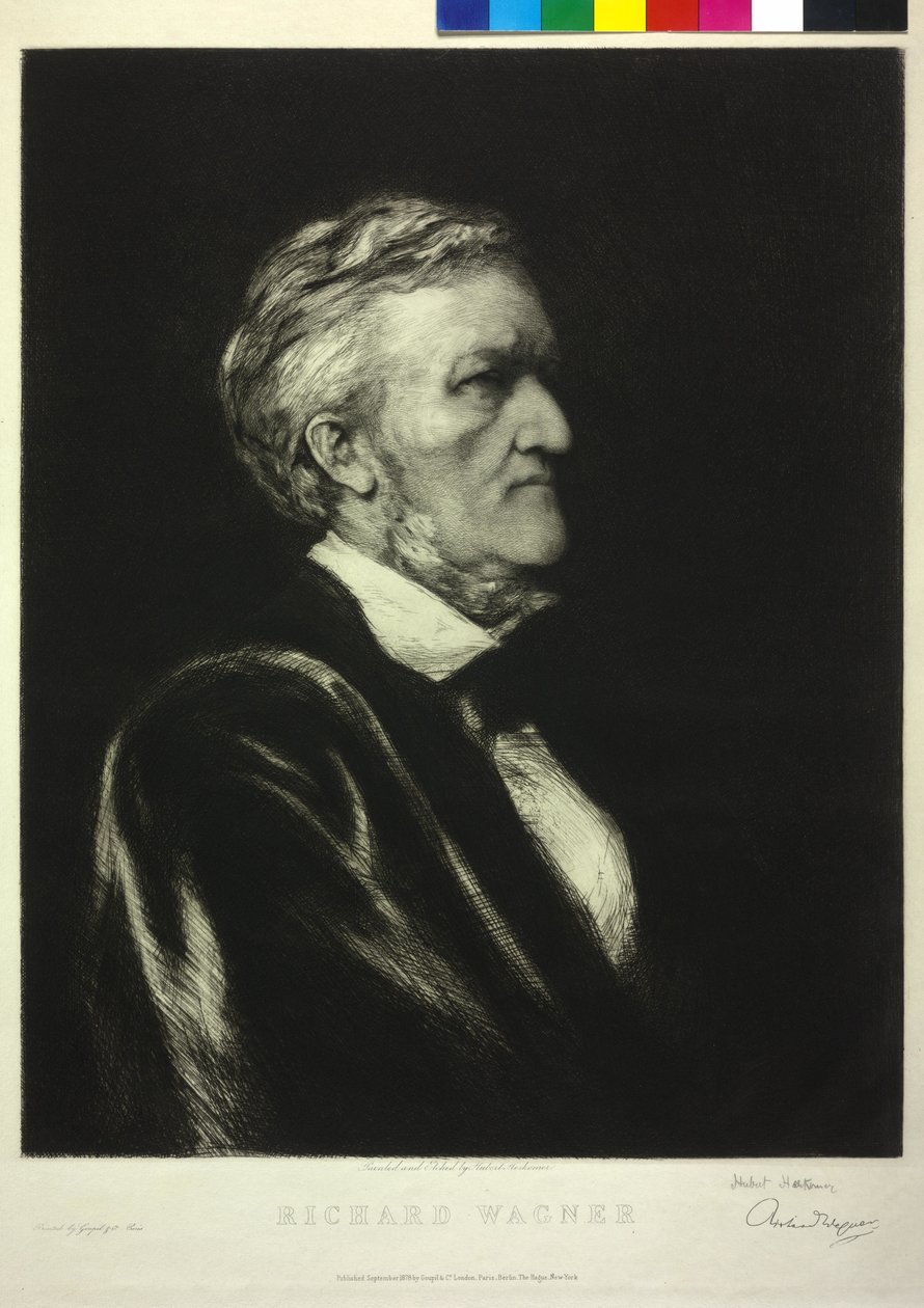 Richard Wagner af Hubert von Herkomer