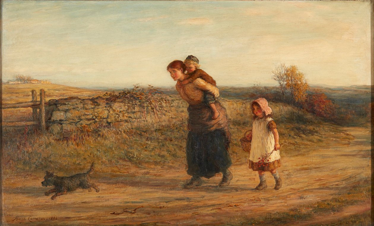 Rustic Joy (olie på lærred) af Hugh Cameron