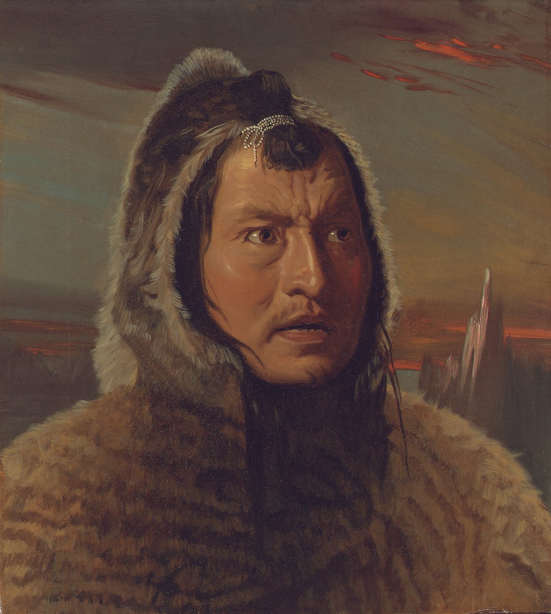 Portræt af en eskimo af Hugh Collins