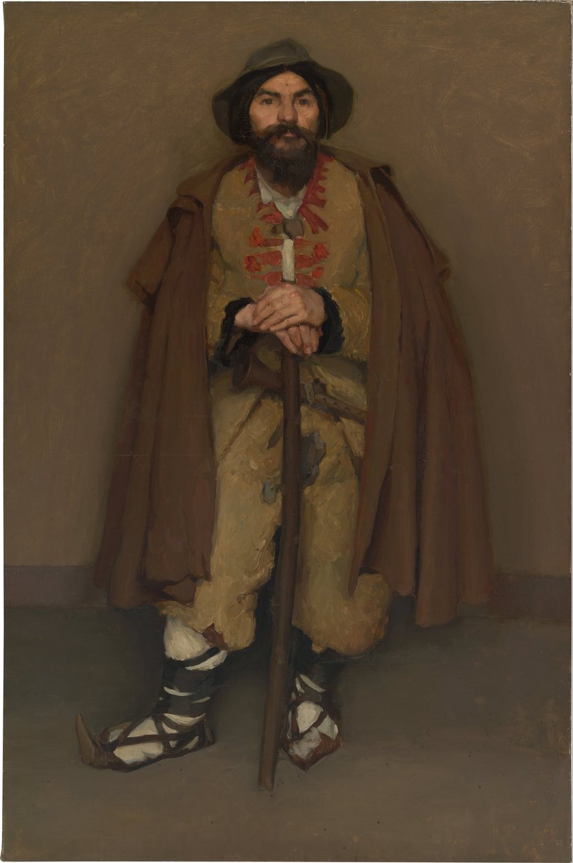 En bjerghyrde (en italiensk dværg) af Hugh Ramsay