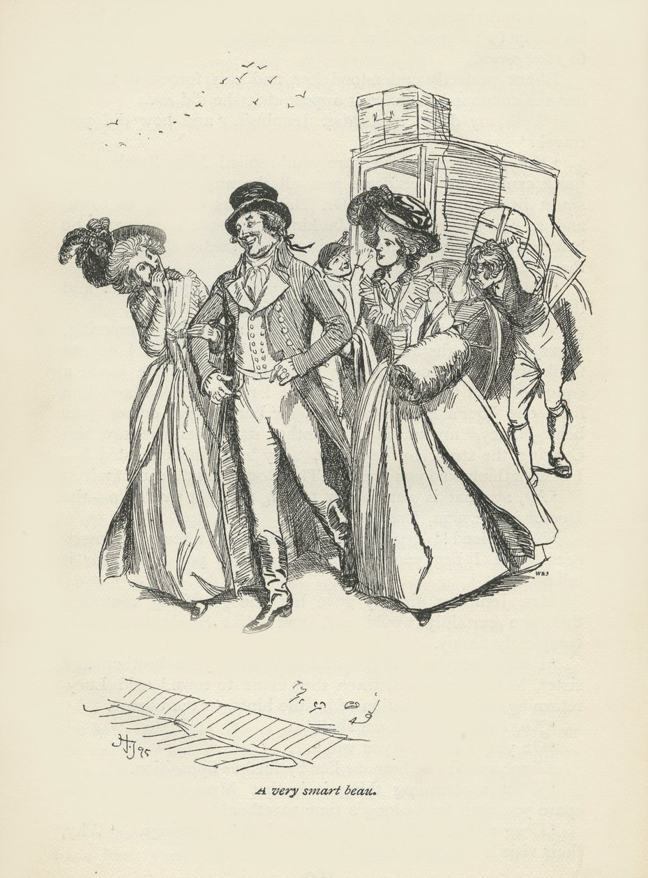 En meget smart skønhed, 1896 af Hugh Thomson