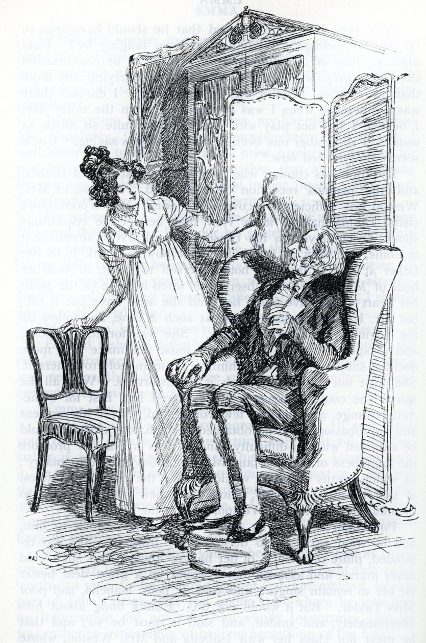 "Emma et Mr Knightley" (illustration) af Hugh Thomson