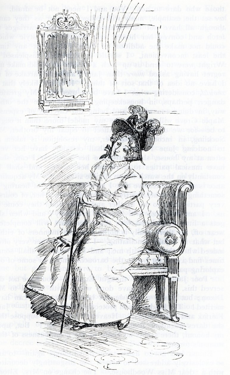 "Mrs Elton" (illustration) af Hugh Thomson