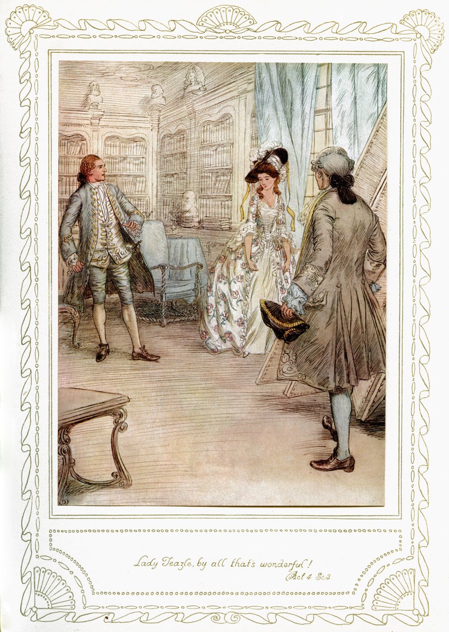 Richard Brinsley Sheridans skuespil af Hugh Thomson