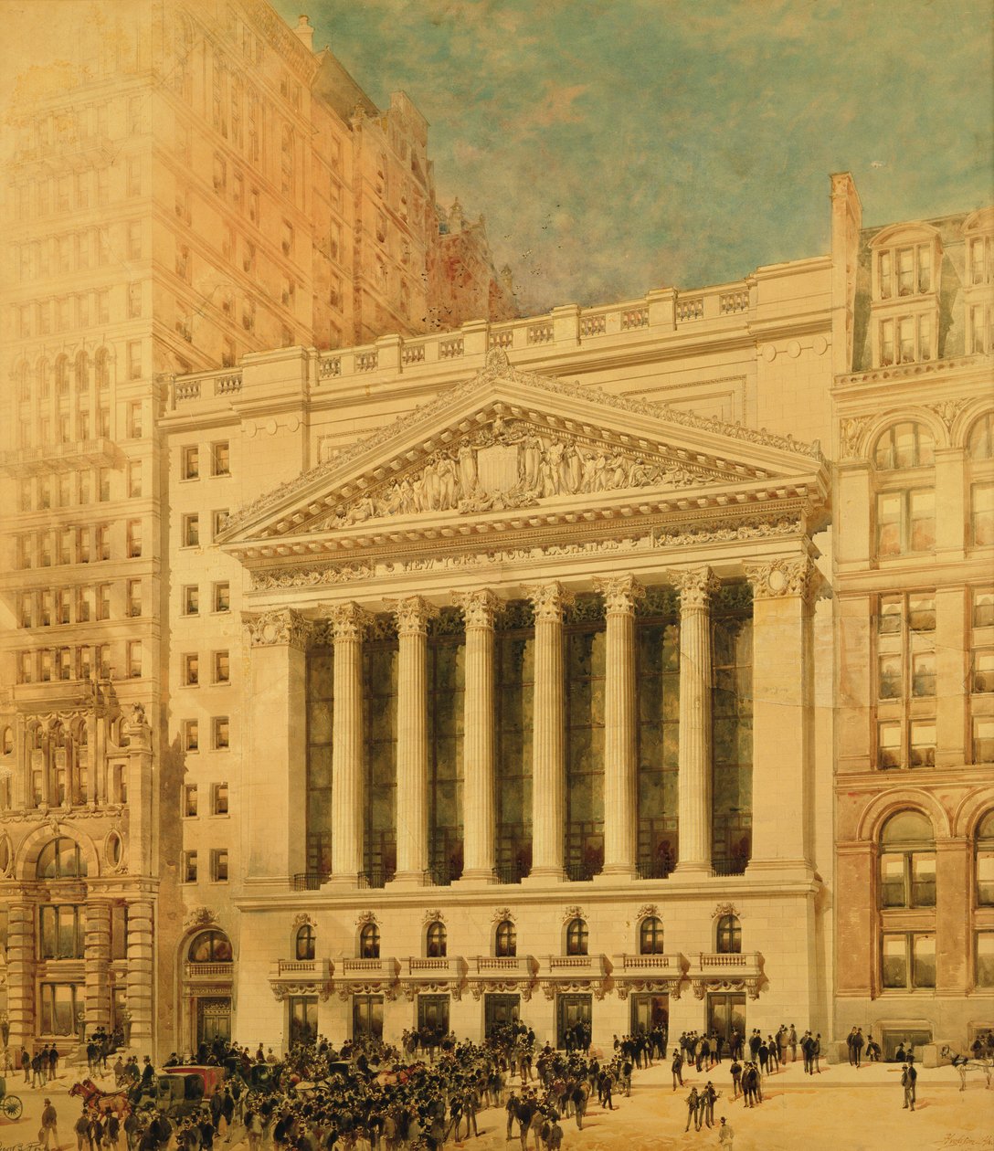 New York Stock Exchange af Hughson Frederick Hawley