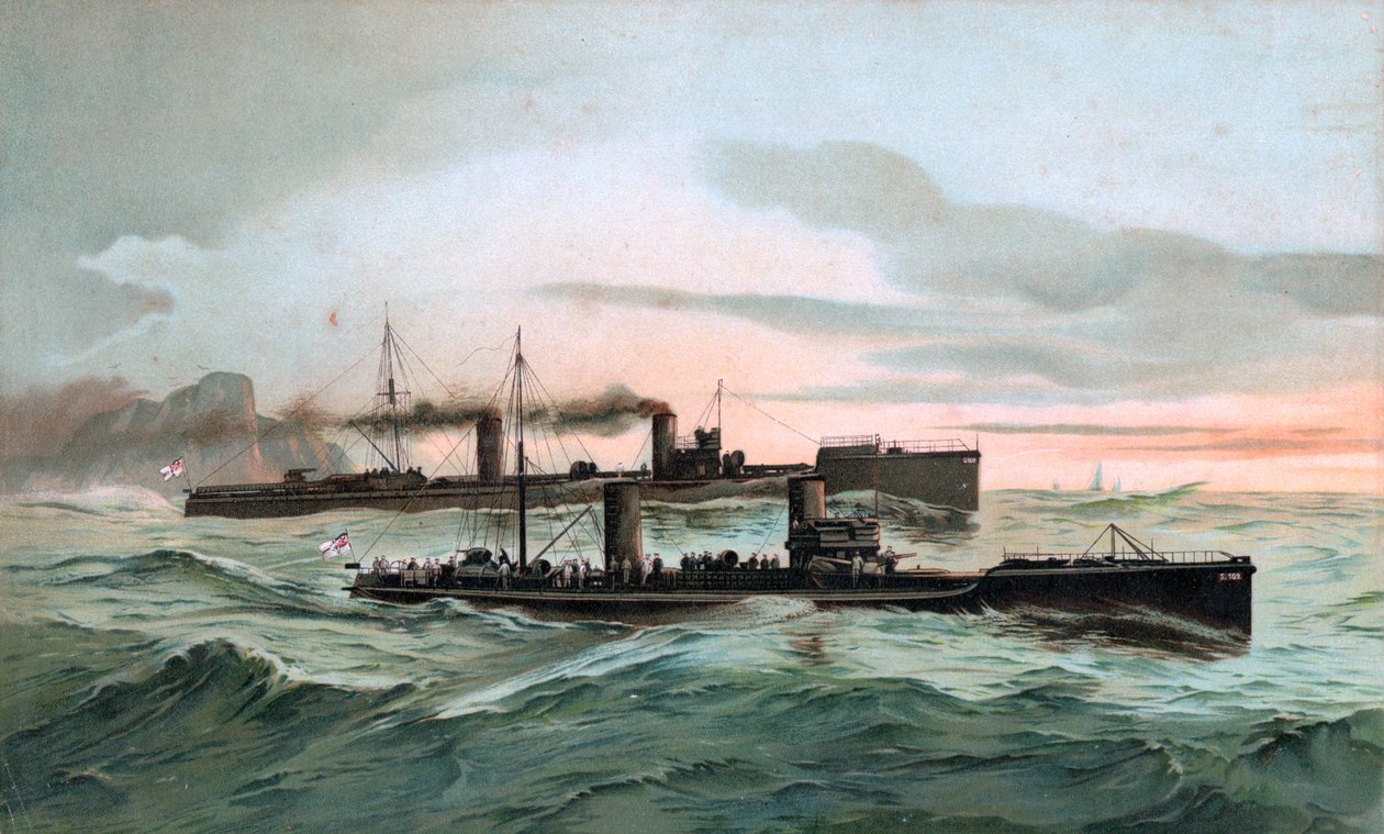 CM. Torpedobut G 108 & S.M. Torpedobut C 102 af Hugo Graf