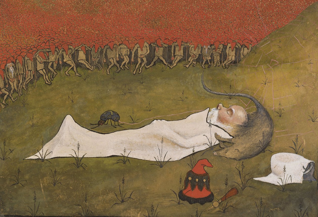 King Hobgoblin sover af Hugo Simberg