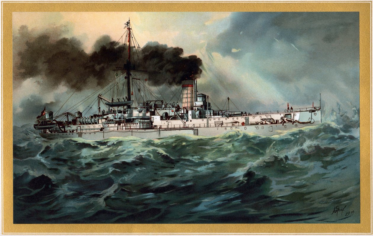 S.M. Slagskib Baden af Hugo Graf