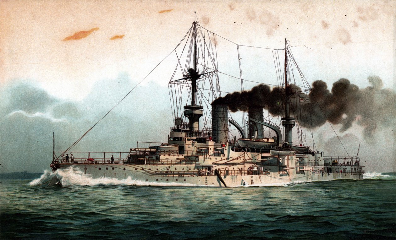 S.M. Slagskibet Mecklenburg af Hugo Graf