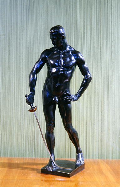 Fægteren (bronze) af Hugo Lederer