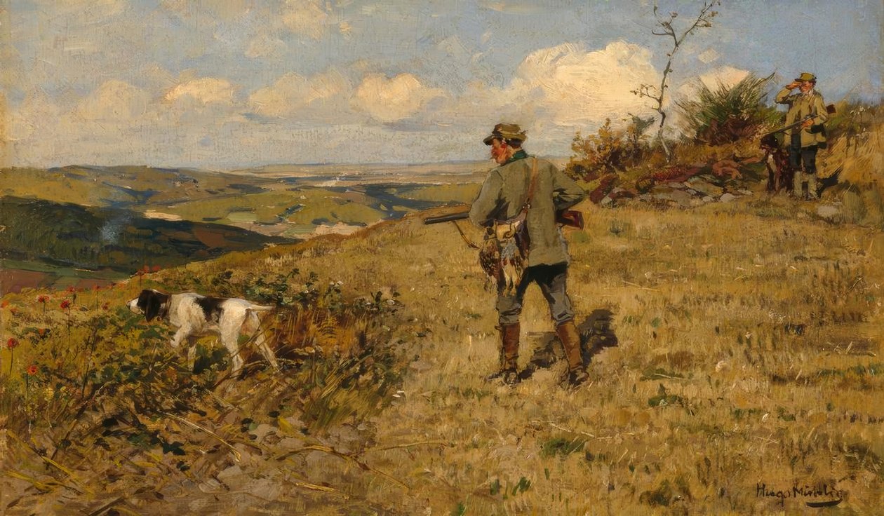 Efterårsjagt af Hugo Muhlig