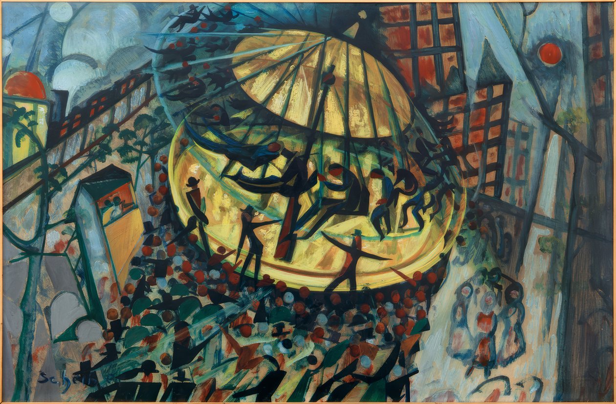 Wurstelprater af Hugo Scheiber