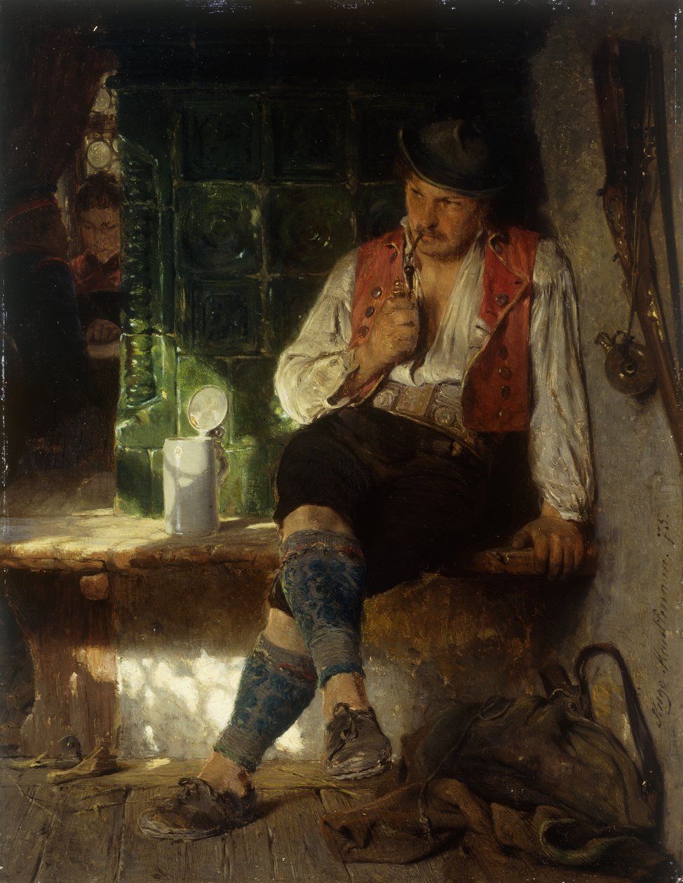 En kroscene, 1875 af Hugo Wilhelm Kauffman