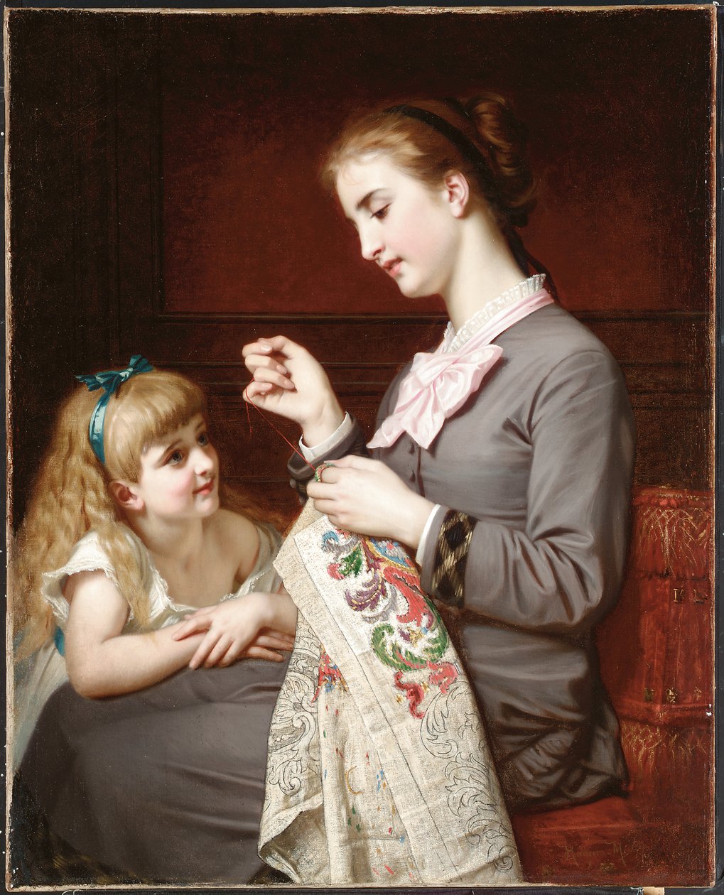 Broderi lektionen af Hugues Merle