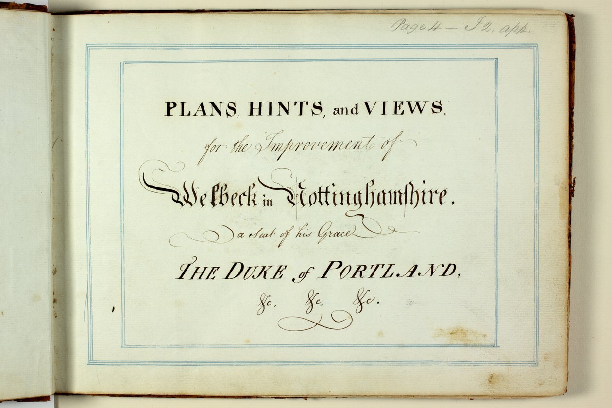 Rød bog: Welbeck af Humphry Repton