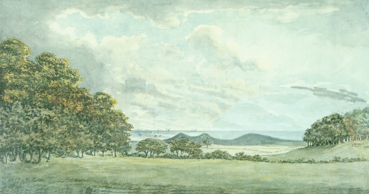 Rød bog for Sheringham Hall, ca. 1812 af Humphry Repton