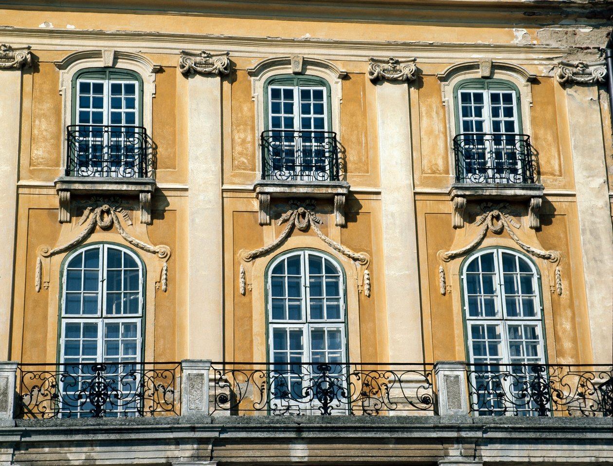 Facade af Esterhazy palads af Hungarian School