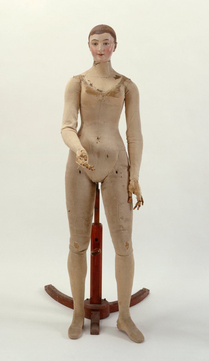 Mannequin, 1817 (træ, metal, tekstil og papermache) (se også 312163 og 312164) af Huot