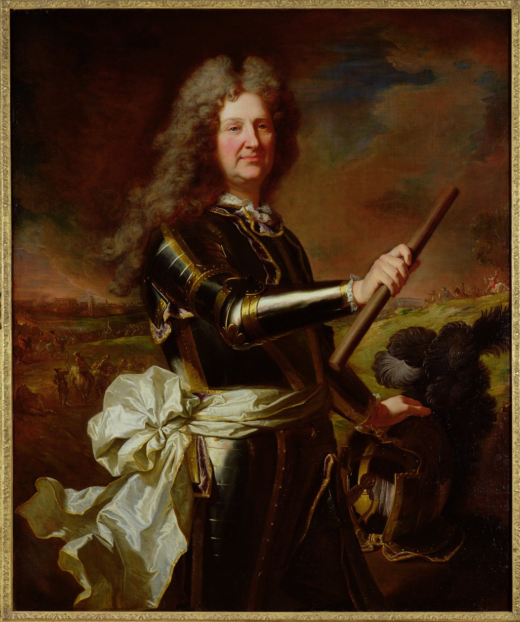 Portræt af Charles-Auguste de Matignon, Comte de Gace, marskal af Frankrig (1647-1724) 1691 af Hyacinthe Francois Rigaud