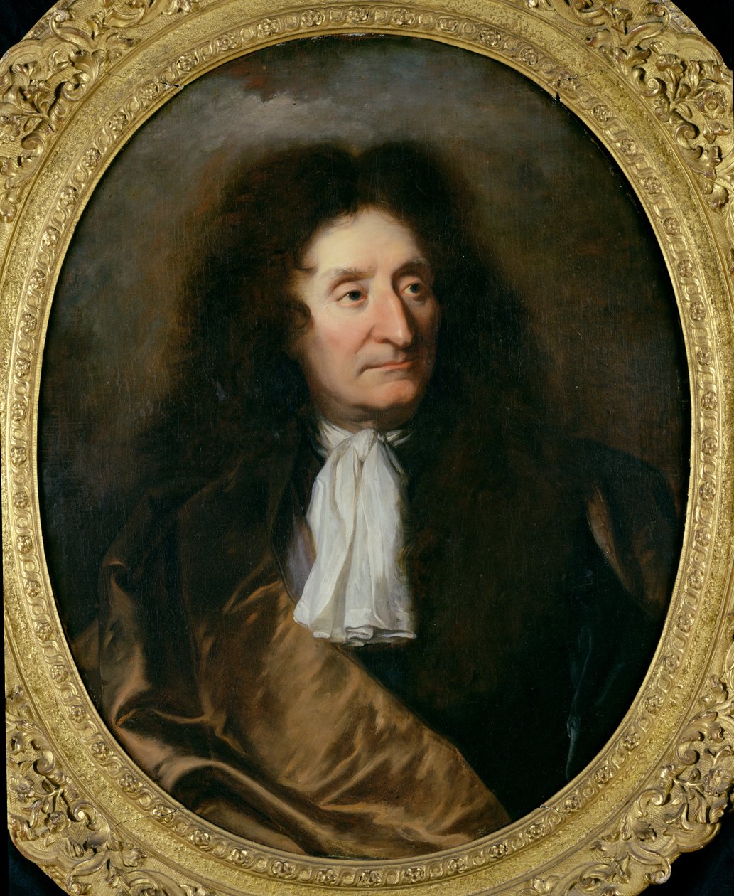 Portræt af Jean de La Fontaine (1621-95) af Hyacinthe Francois Rigaud