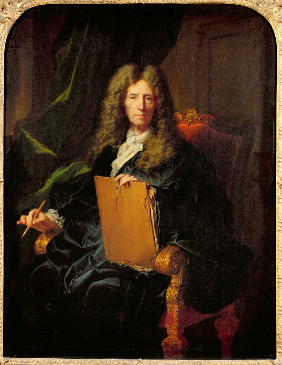Portræt af Pierre Mignard (1610-95) c.1690 af Hyacinthe Francois Rigaud