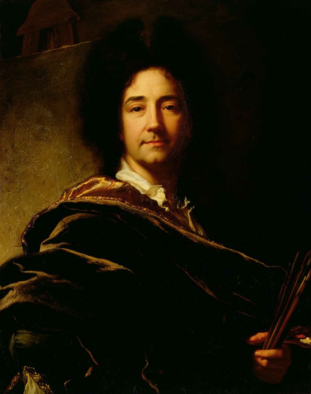 Selvportræt, 1716 af Hyacinthe Francois Rigaud
