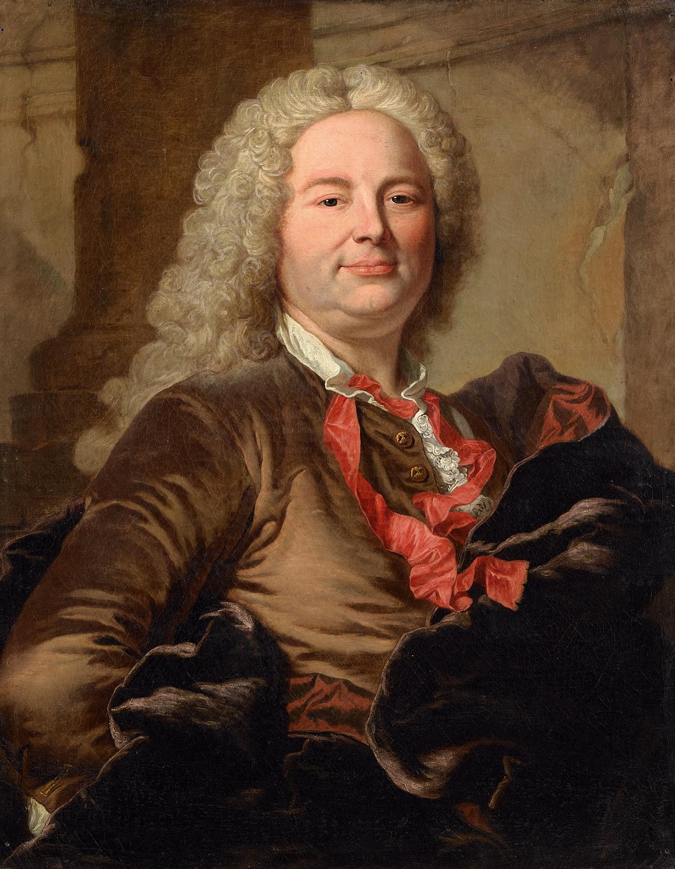 Portræt af Charles Claude Ange Dupleix de Bacquencourt af Hyacinthe Francois Rigaud