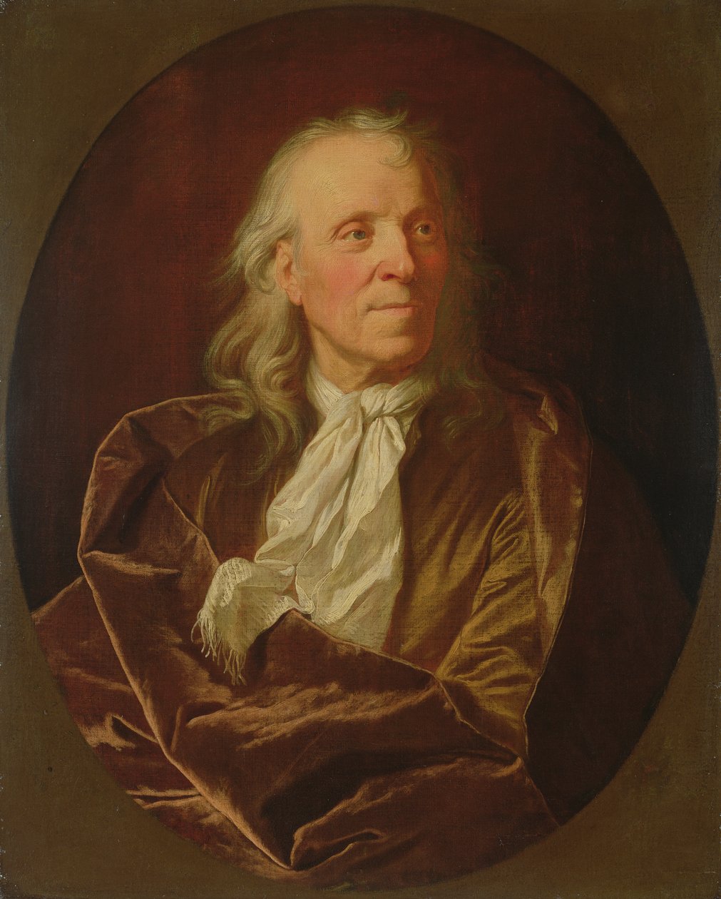 Portræt af en lærd af Hyacinthe Francois Rigaud