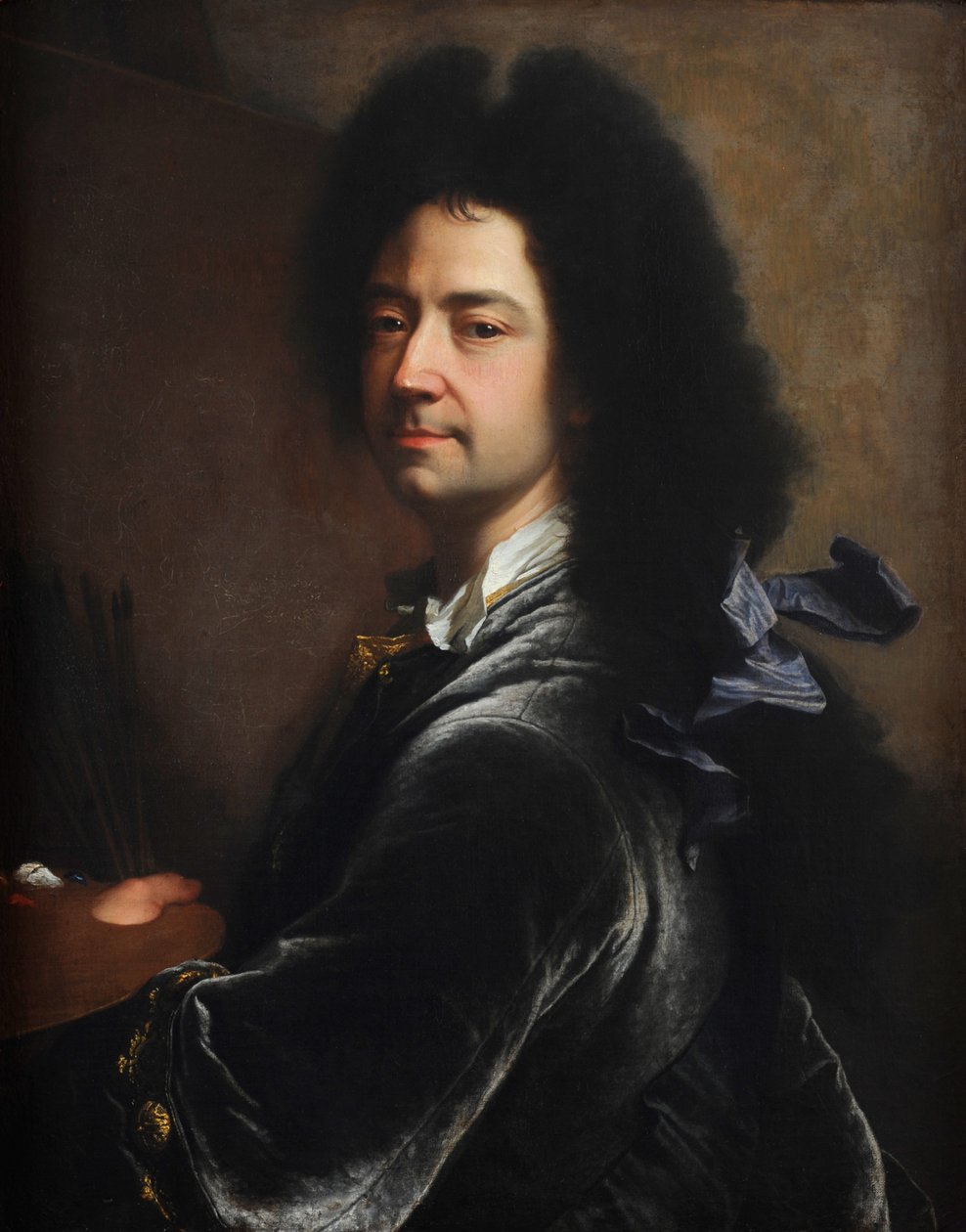 Selvportræt, 1727. af Hyacinthe Francois Rigaud