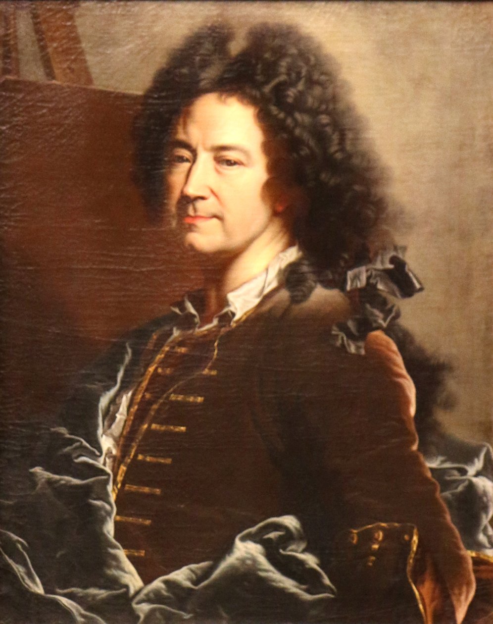 Selvportræt. af Hyacinthe Rigaud