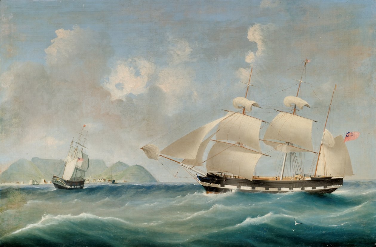 Seascape, 1850 af I. Tudgay