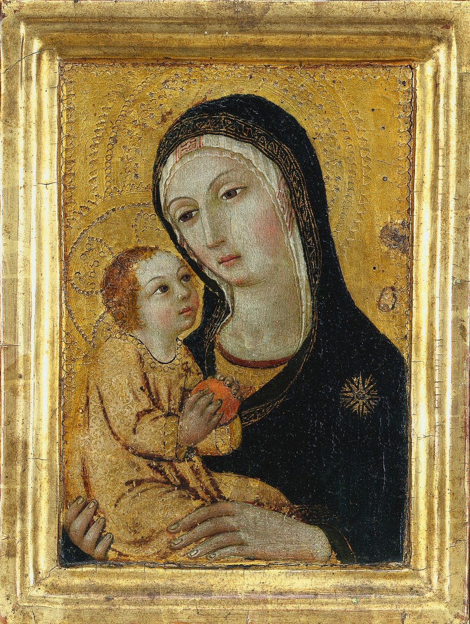 Jomfru og barn, 1400-tallet. af Icilio Federico Joni