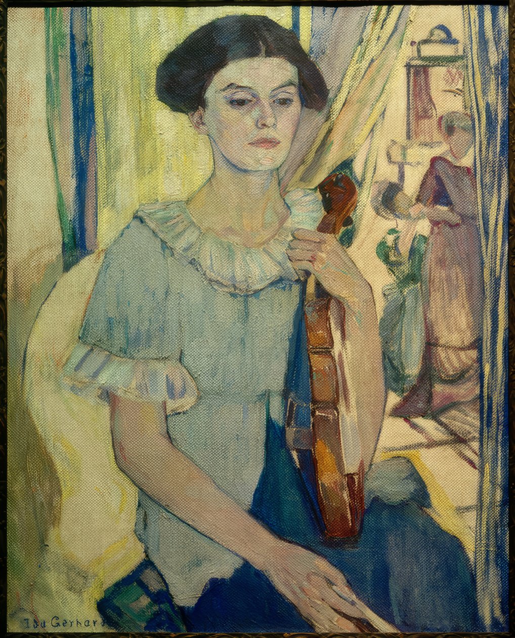Violinist (Elli Bößneck) af Ida Gerhardi