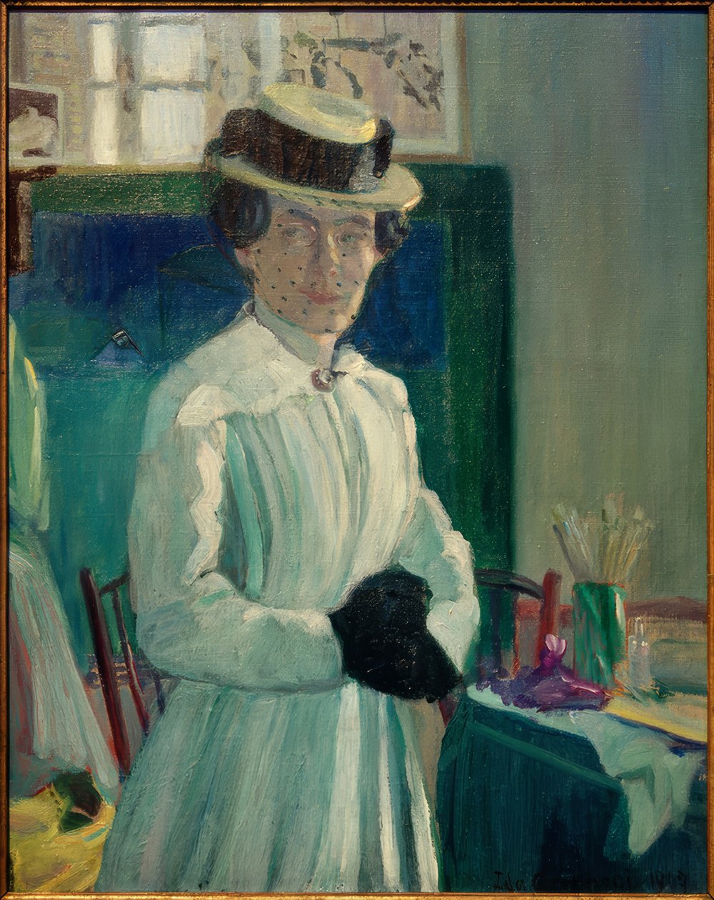 Selvportræt IV af Ida Gerhardi