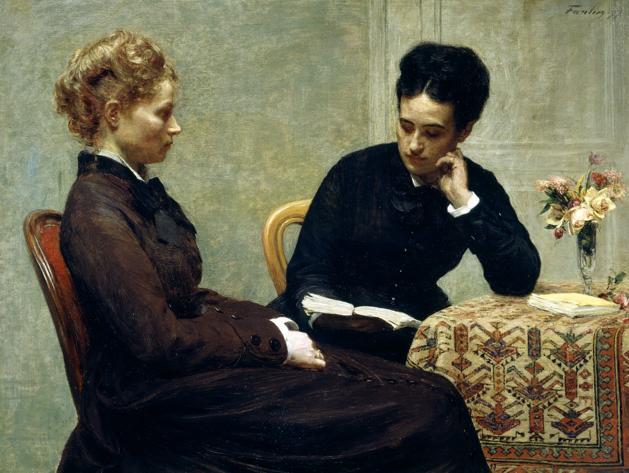 Læsning af Ignace Henri Jean Fantin Latour