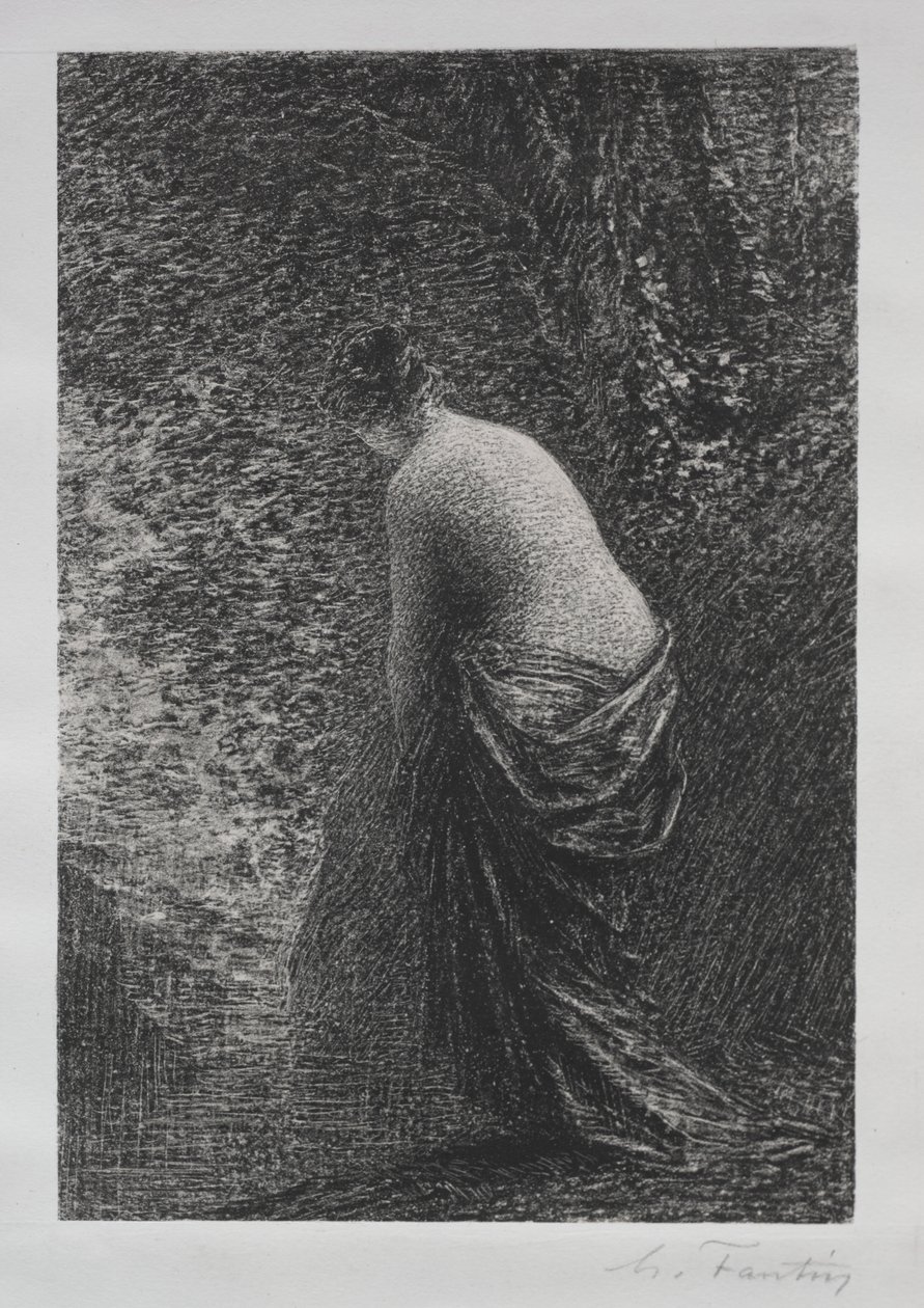 Badende stående, 1879. af Ignace Henri Jean Fantin Latour