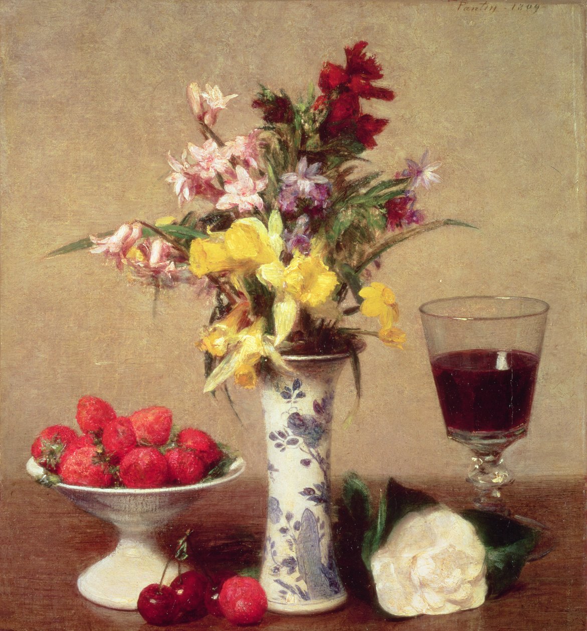 Forlovelsesbuket af Ignace Henri Jean Fantin Latour