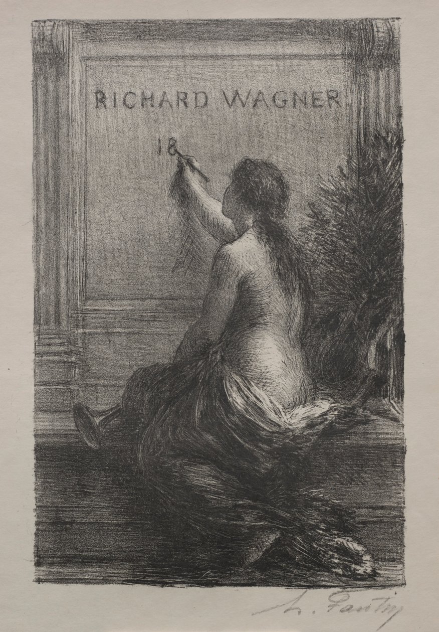 Udødelighed, 1886. af Ignace Henri Jean Fantin Latour