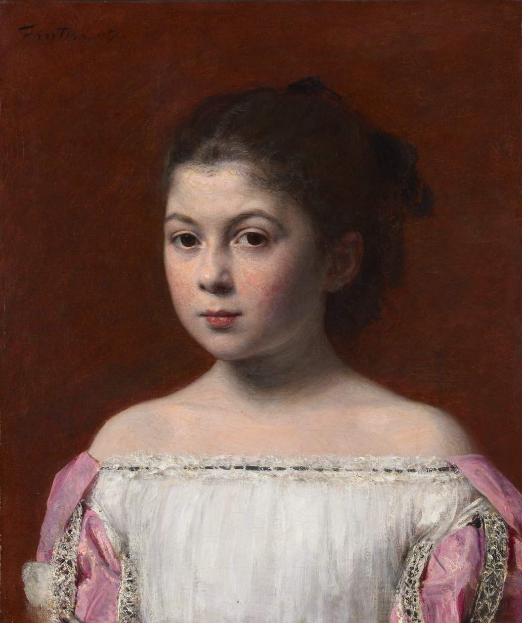 Marie-Yolande de Fitz-James, 1867. af Ignace Henri Jean Fantin Latour
