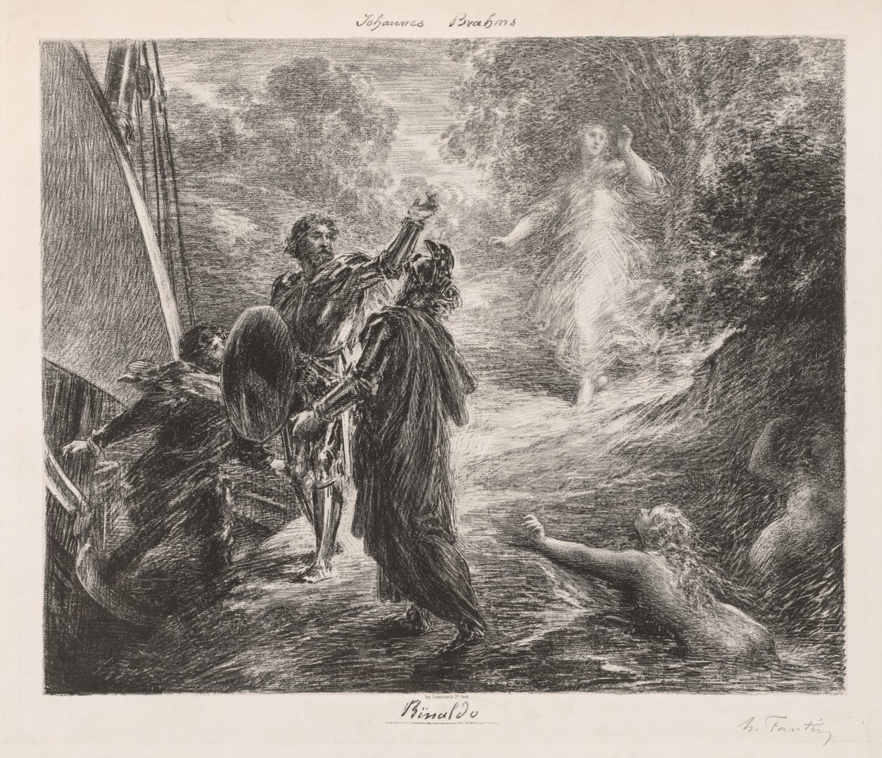 Rinaldo, 1878. af Ignace Henri Jean Fantin Latour