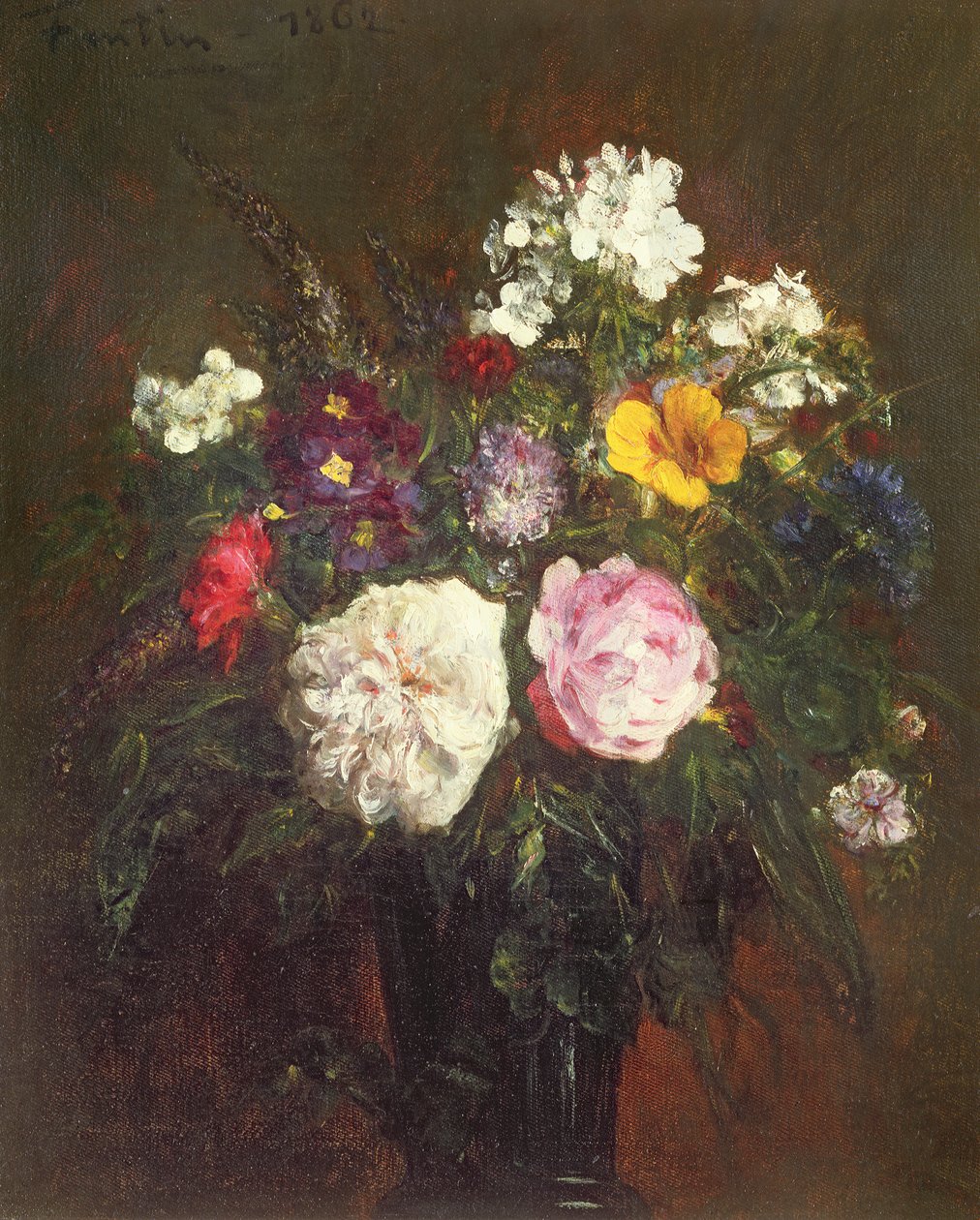 Roser og Phlox, 1862 af Ignace Henri Jean Fantin Latour