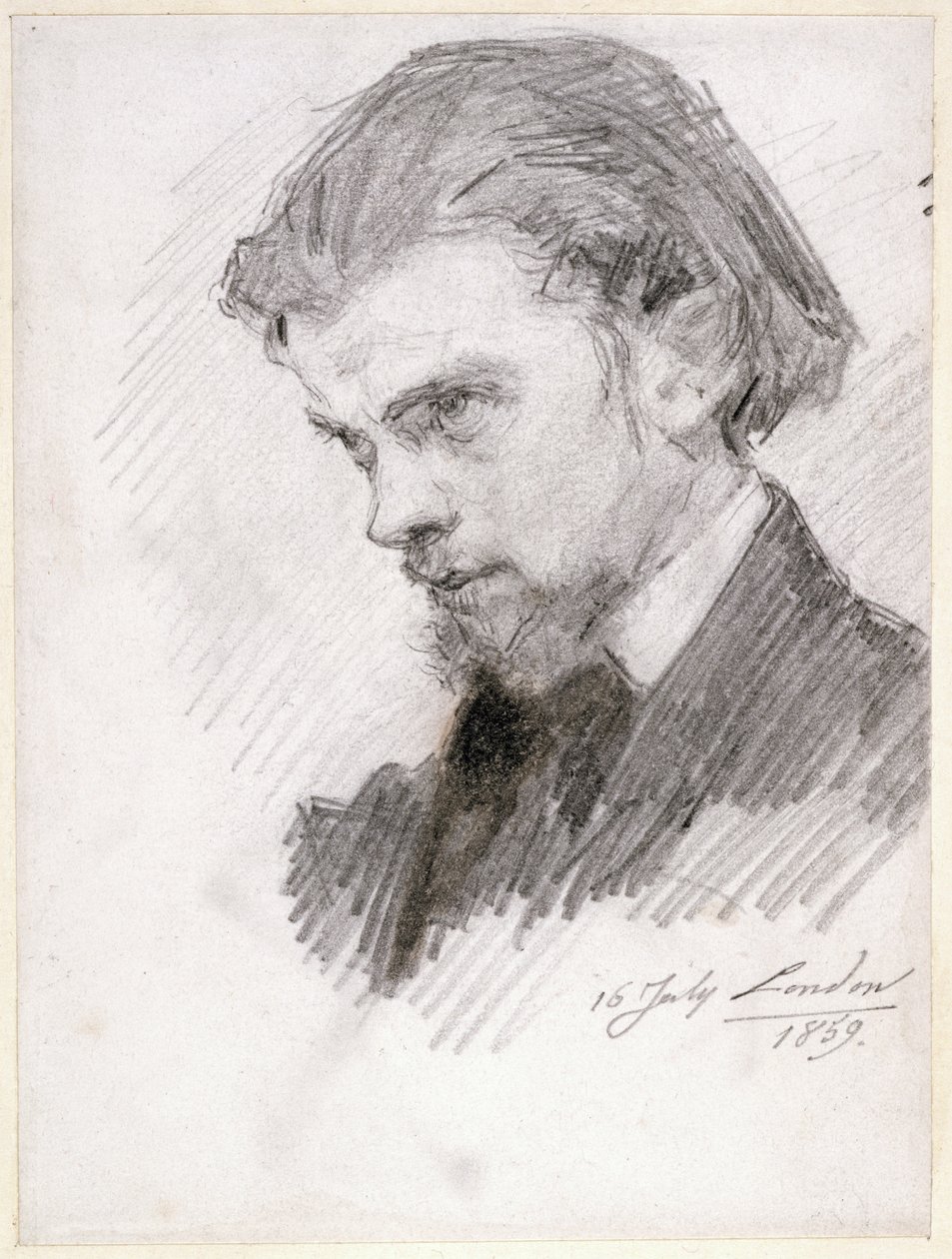 Selvportræt, 1859 af Ignace Henri Jean Fantin Latour