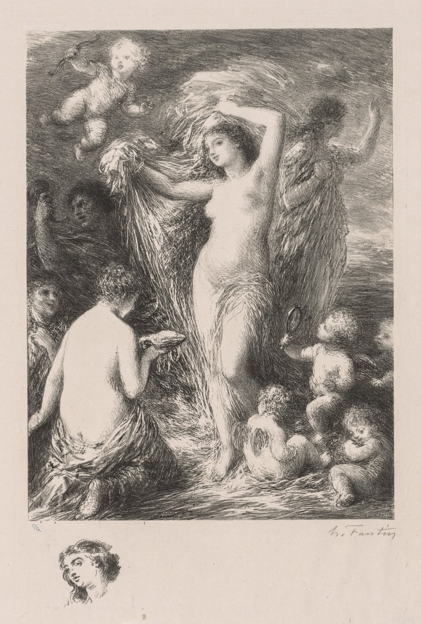 Venus Anadyomene, 1898. af Ignace Henri Jean Fantin Latour