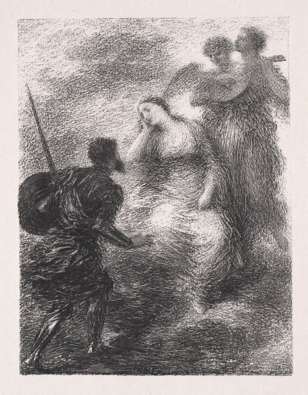 Vision, 1895. af Ignace Henri Jean Fantin Latour