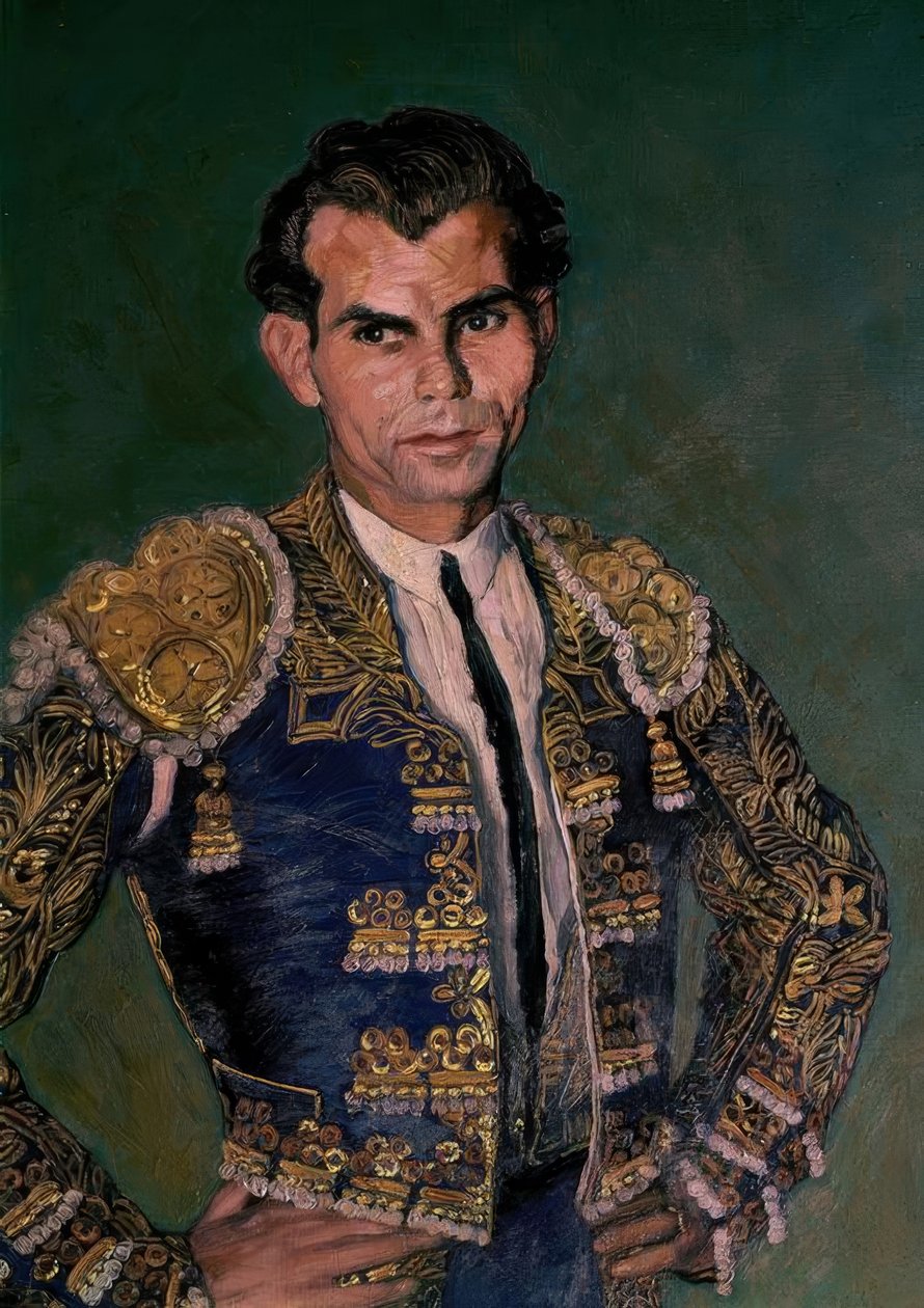 DOMINGO ORTEGA 1945 - DETALJER af Ignacio Zuloaga y Zabaleta