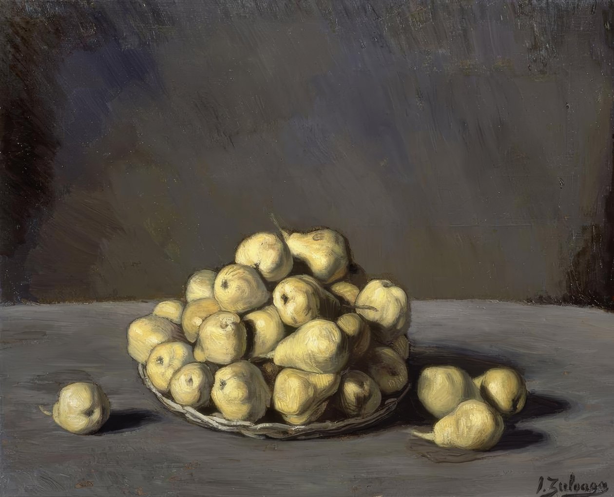 PÆRERNE AF DON GUINDO-BODEGON – 1944/45 – O / L65X80CM af Ignacio Zuloaga y Zabaleta
